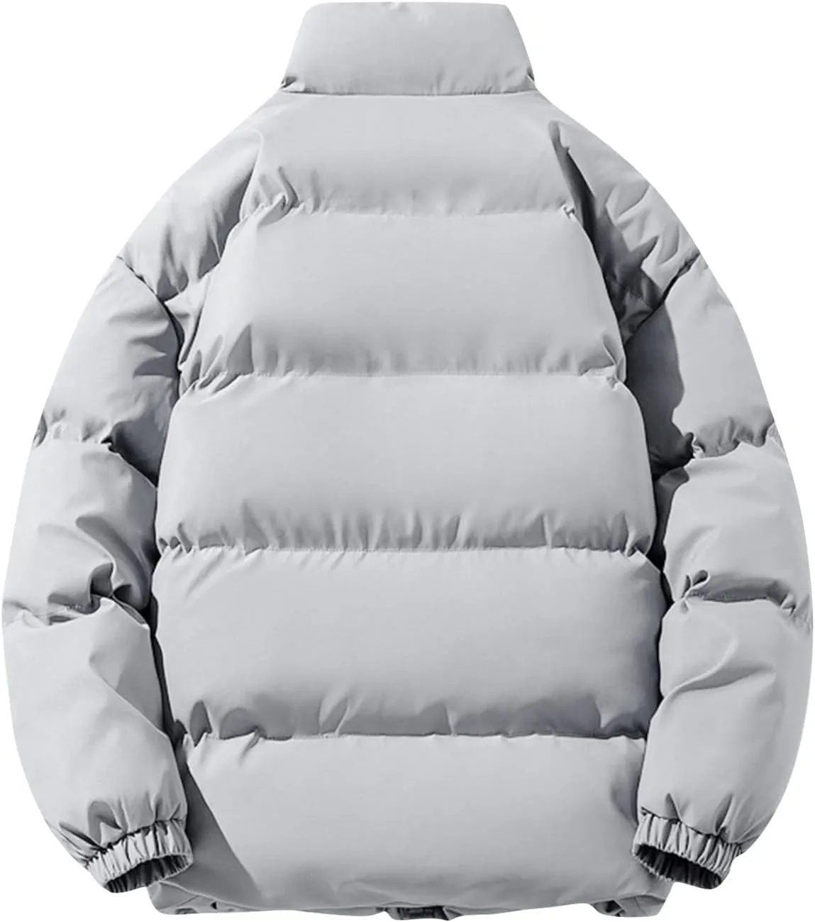 Men's Packable Puffer Jacket Coat Warm Jacket Fleece Lined Thicken Insulated Windproof Down Outwear Jackets, M-5XL