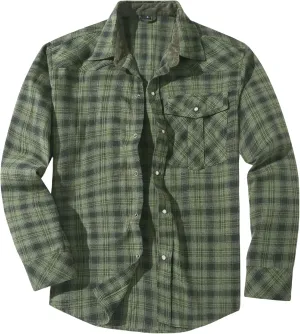 Mens Plaid Flannel Jackets Lapel Long Sleeves Cardigan Casual Coats Loose Button Down Tops Trendy Clothes