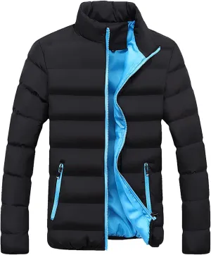 Men's Puffer Jacket Winter Coat Warm Jacket Waterproof Thicken Insulated Windproof Down Outwear Filled Coats, L-5XL