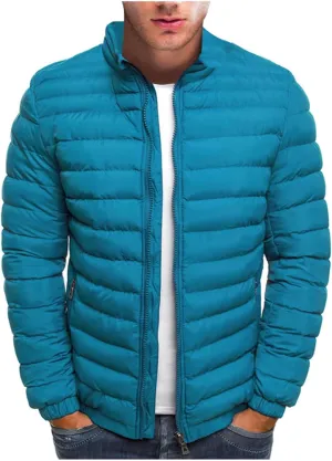 Men's Winter Coat Warm Slim Fit Thick Coat Casual Jacket Outerwear Top Blouse Coats, M-2XL