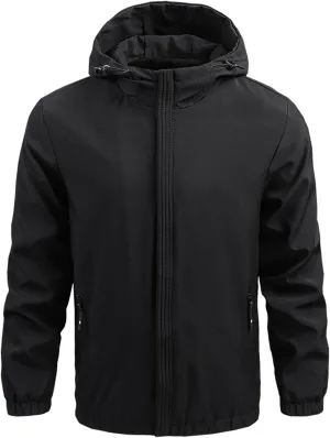 Men's Winter Ski Jacket Mountain Snow Coats Waterproof Detachable Hood Windproof Fleece Rain Sports Jackets