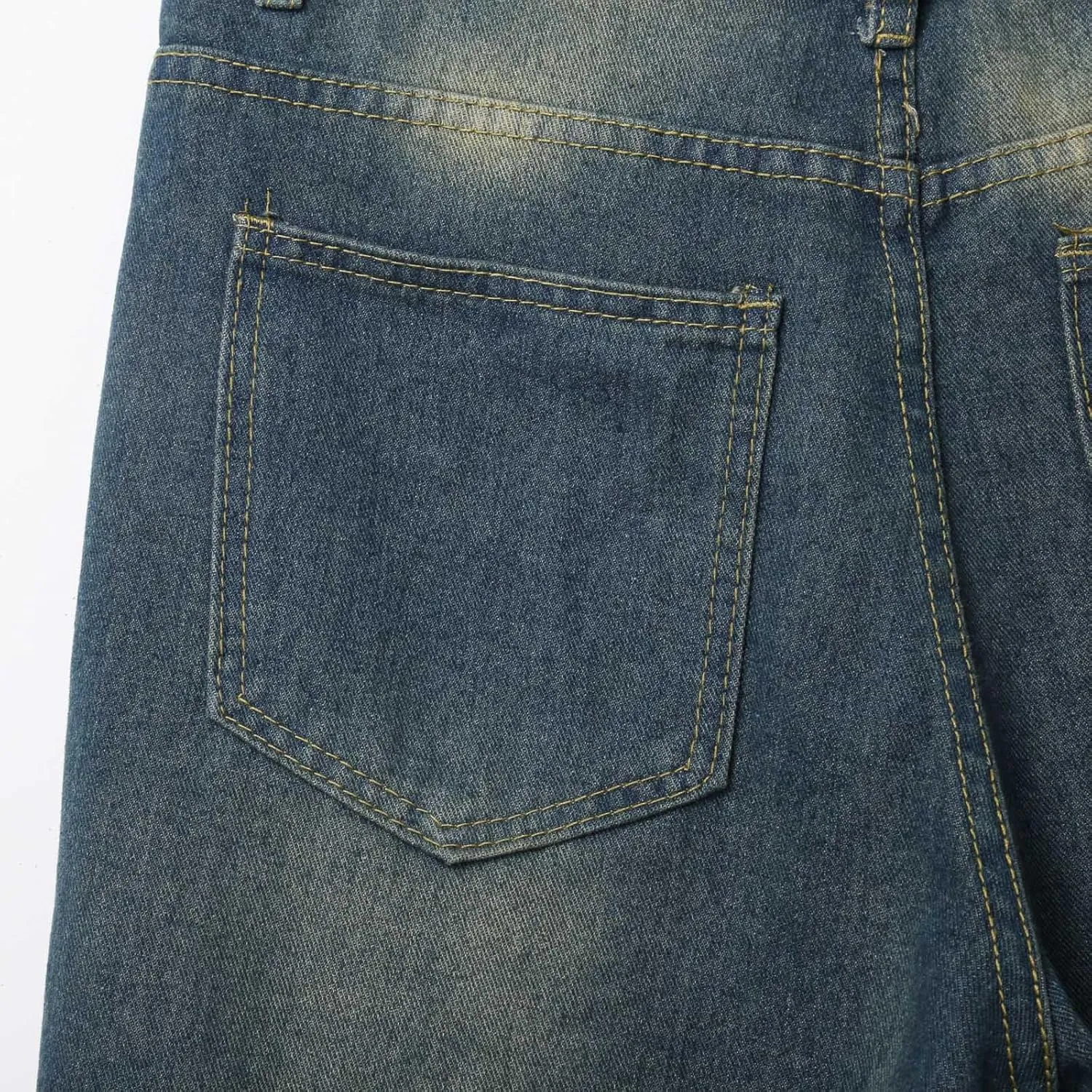 Mens Y2K Baggy Jean Shorts Summer Casual Hip Hop Skateboard Pants Loose Denim Shorts with Pockets Streetwear