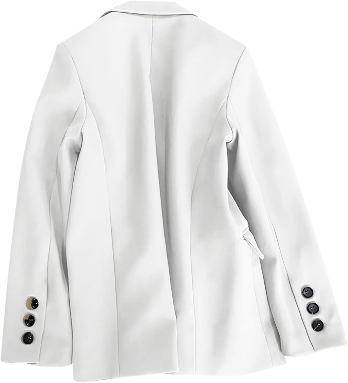 Office Work Blazers for Women Fall Lightweight Casual Open Front Suit Jackets Long Sleeve Lapel Button Down Outwear