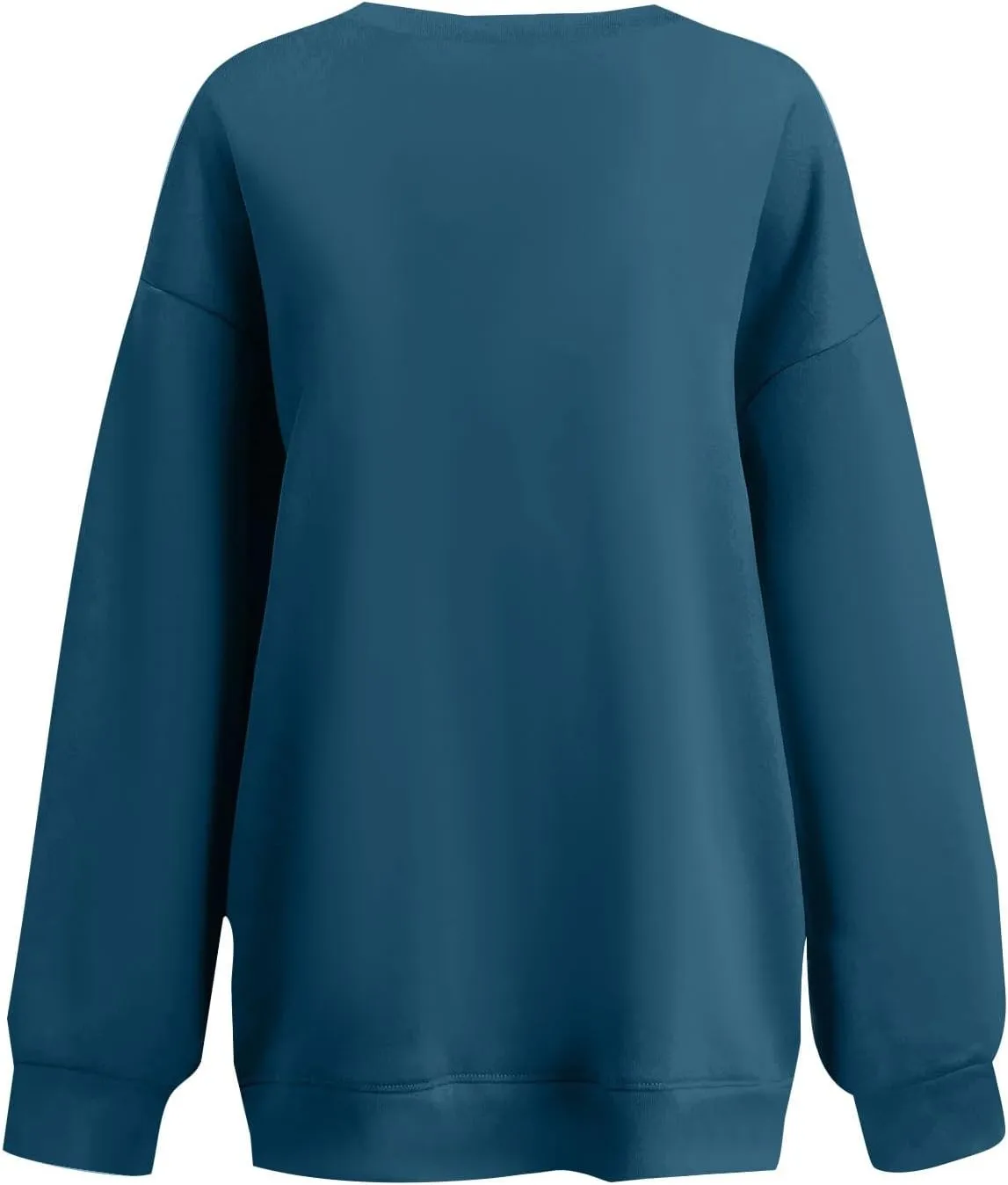 Oversized Crewneck Sweatshirts Women Soft Comfy Fleece Sweatshirts Trendy Fall Pullover Sweaters Preppy Cute Clothes