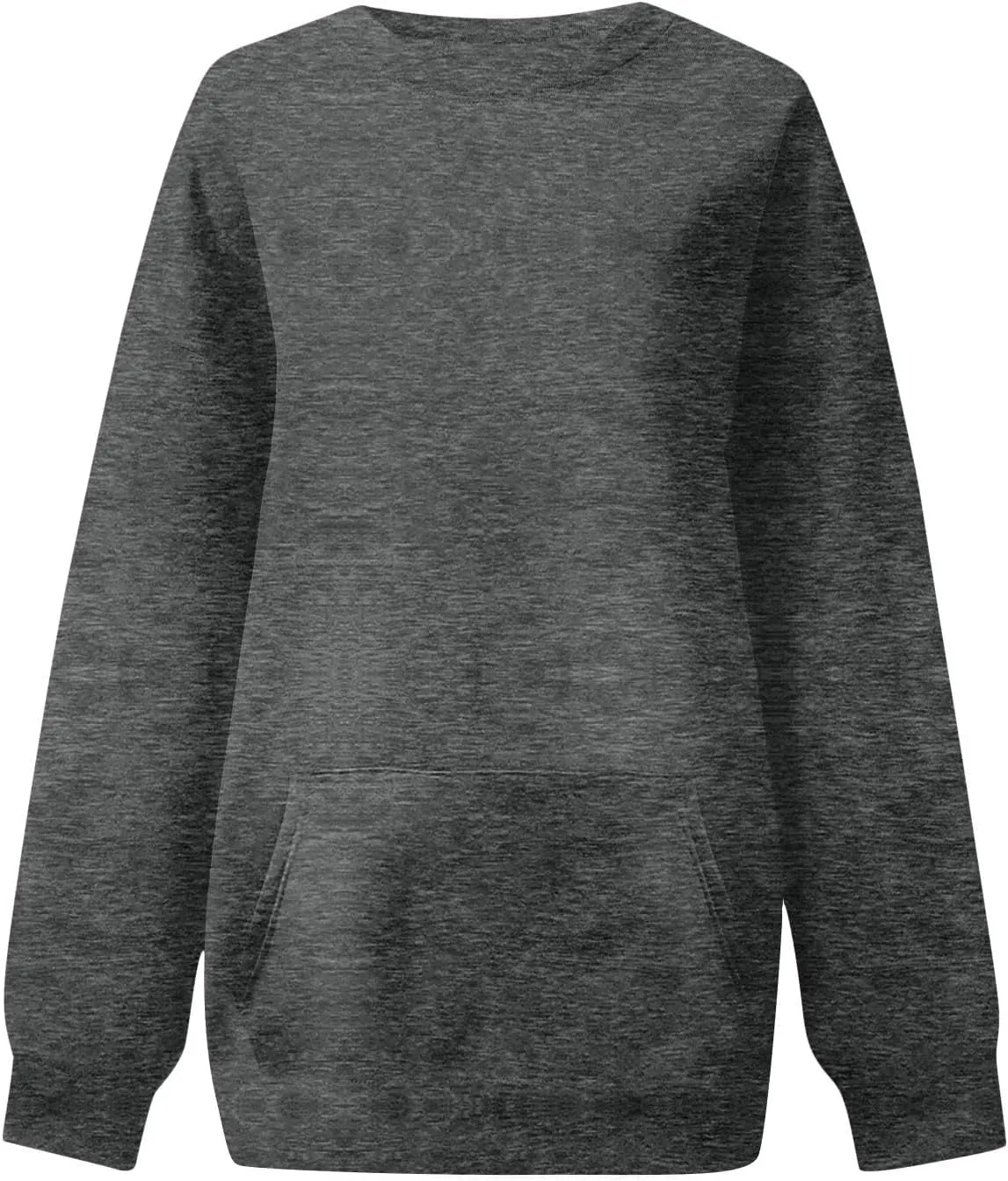 Oversized Crewneck Sweatshirts Women Soft Comfy Fleece Sweatshirts Trendy Fall Pullover Sweaters Preppy Cute Clothes