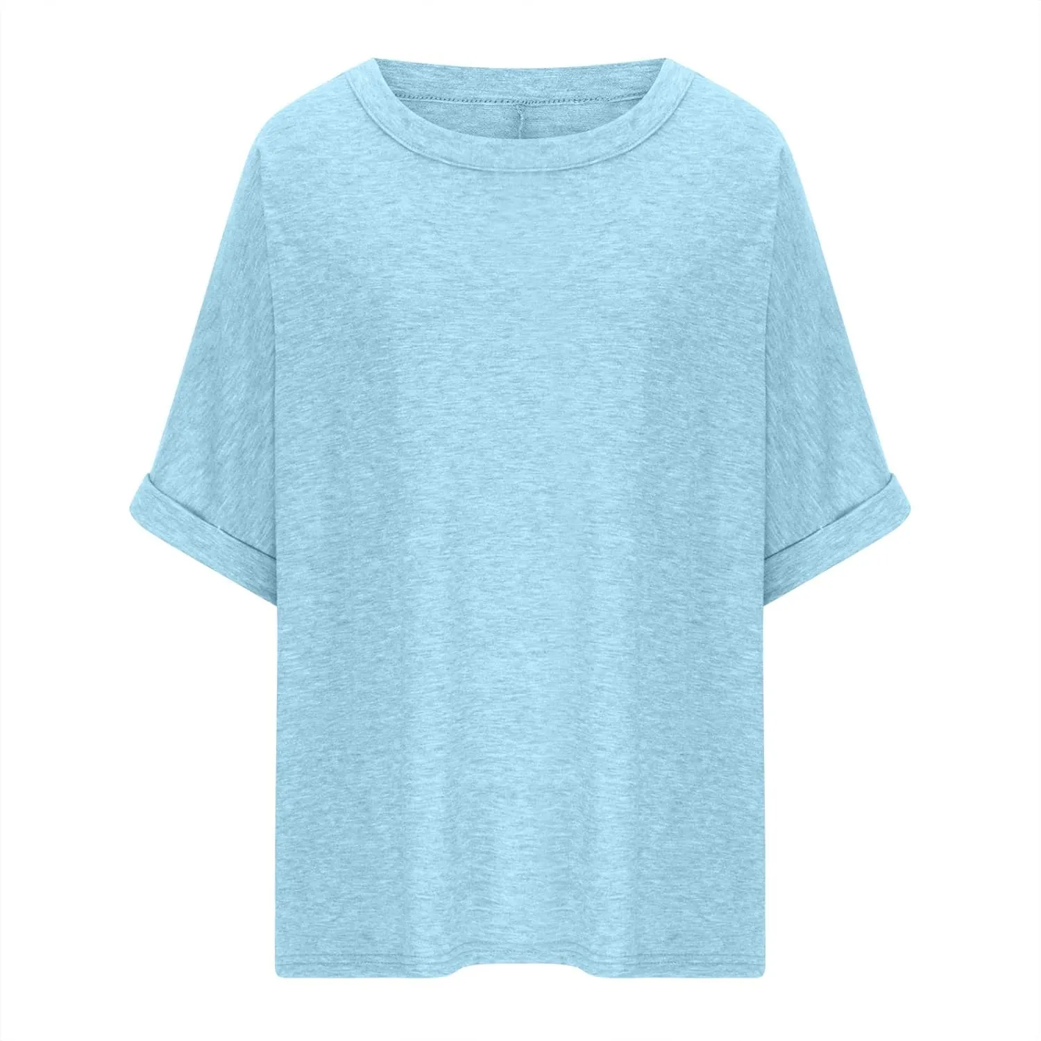 Oversized Tshirts Shirts for Women Loose Fit Workout Tops Casual Summer 2025 Trendy Plaid Tees Shirt