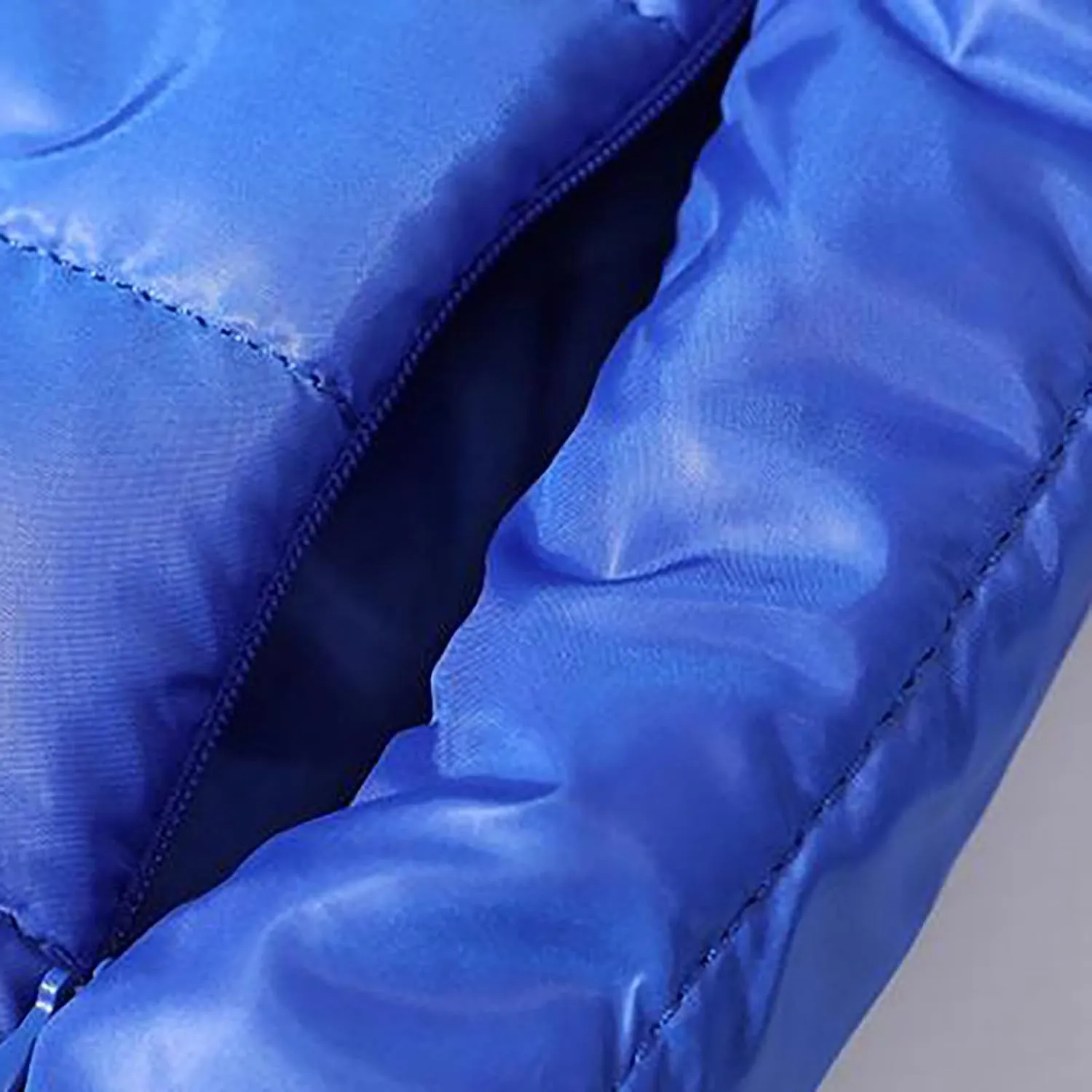 Puffer Jacket for Men Hoodie Warm Down Full Zip Jacket Lightweight Quilted Outwear Windproof Winter Puffer Coat