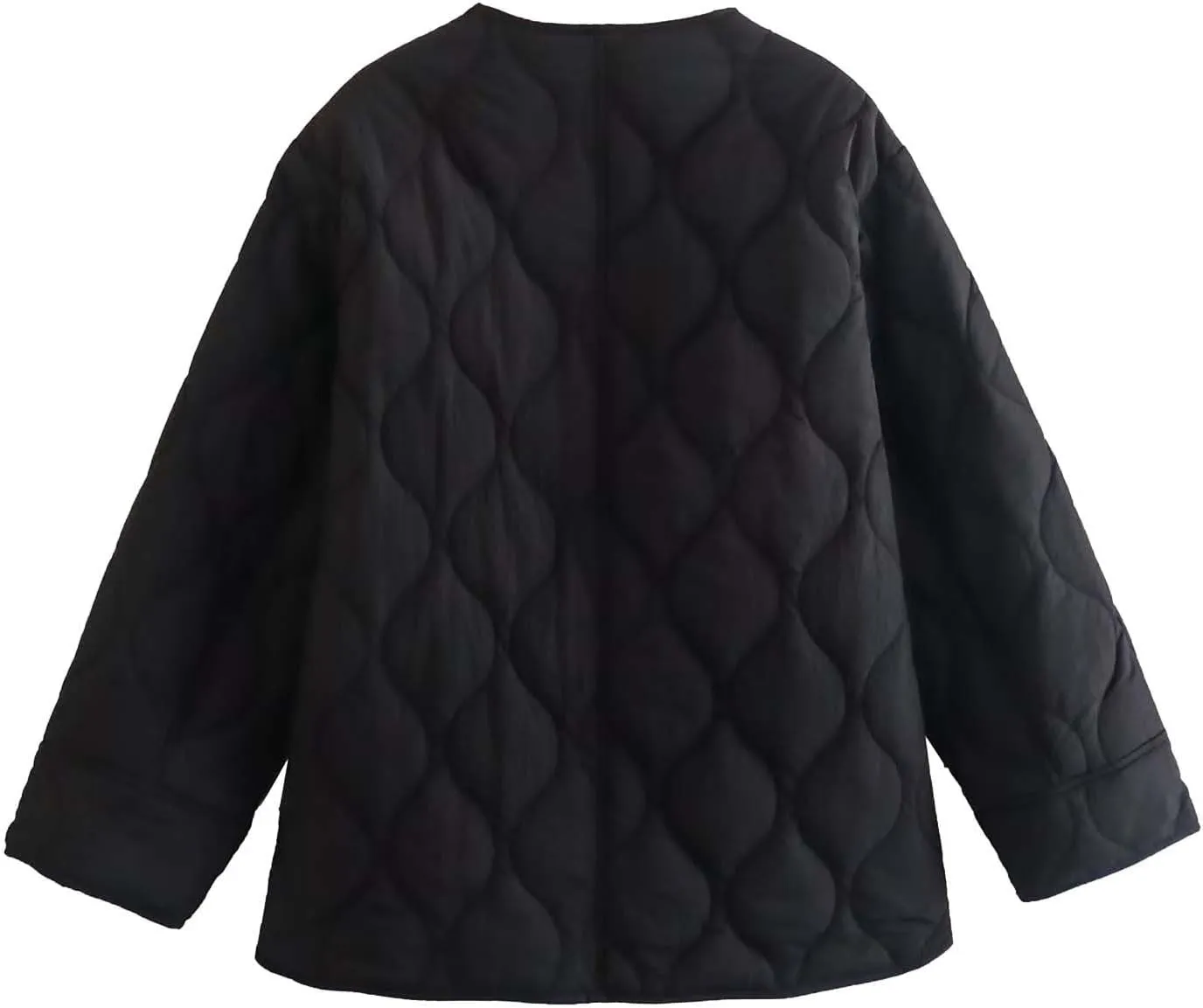 Quilted Jackets for Women Ultra Lightweight Down Jacket Prkas with Button Down Oversized Winter Warm Puffer Coat 2024