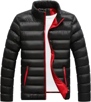 RTRDE Men's Puffer Jackets Packable Lightweight Water Resistant Down Alternative Jacket, M-2XL