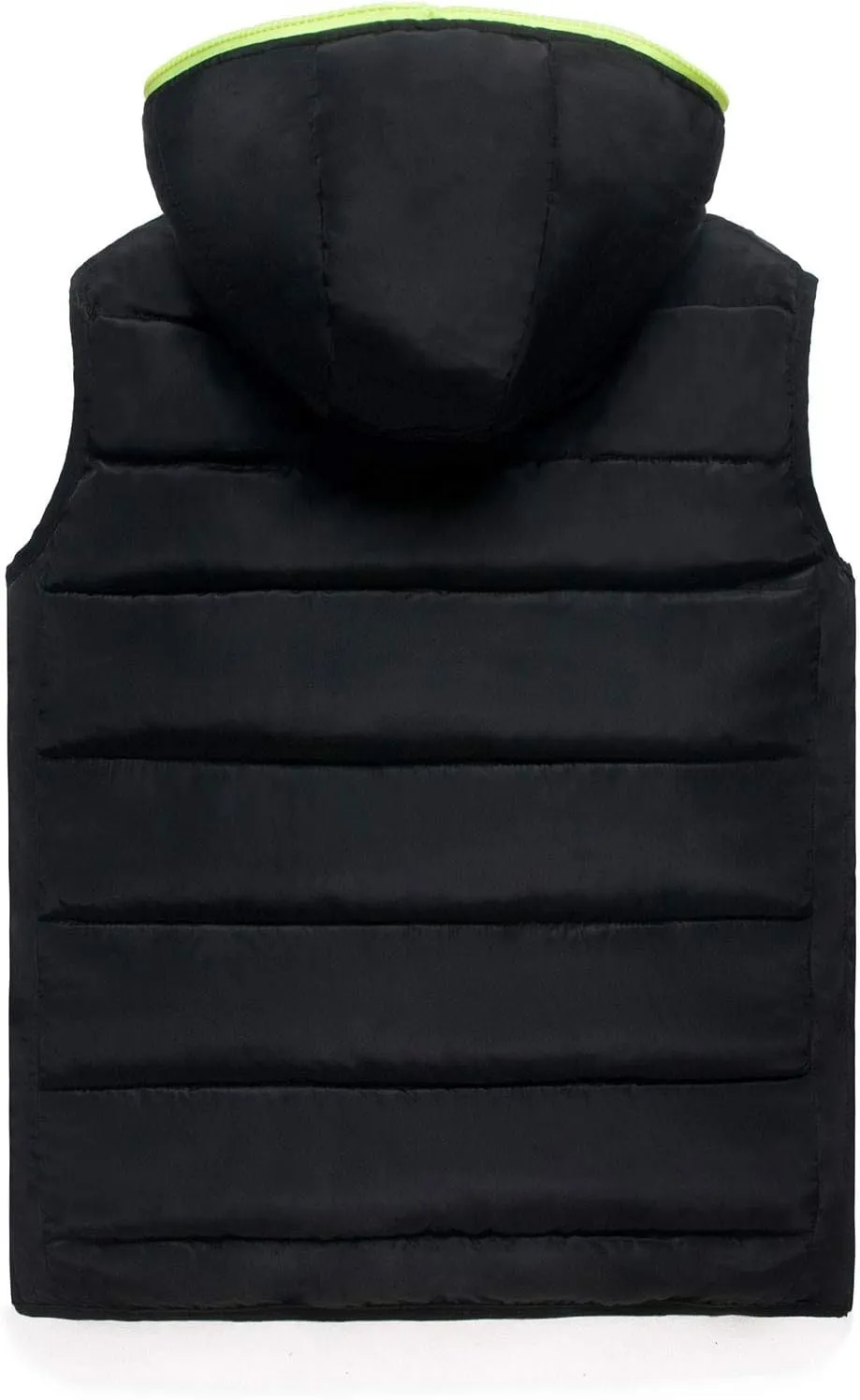 SHOPESSA Mens Down Vest with Hood Warm Puffer Jacket Quilted Short Coat Winter Coats for Men Plus Size Travel Outfits