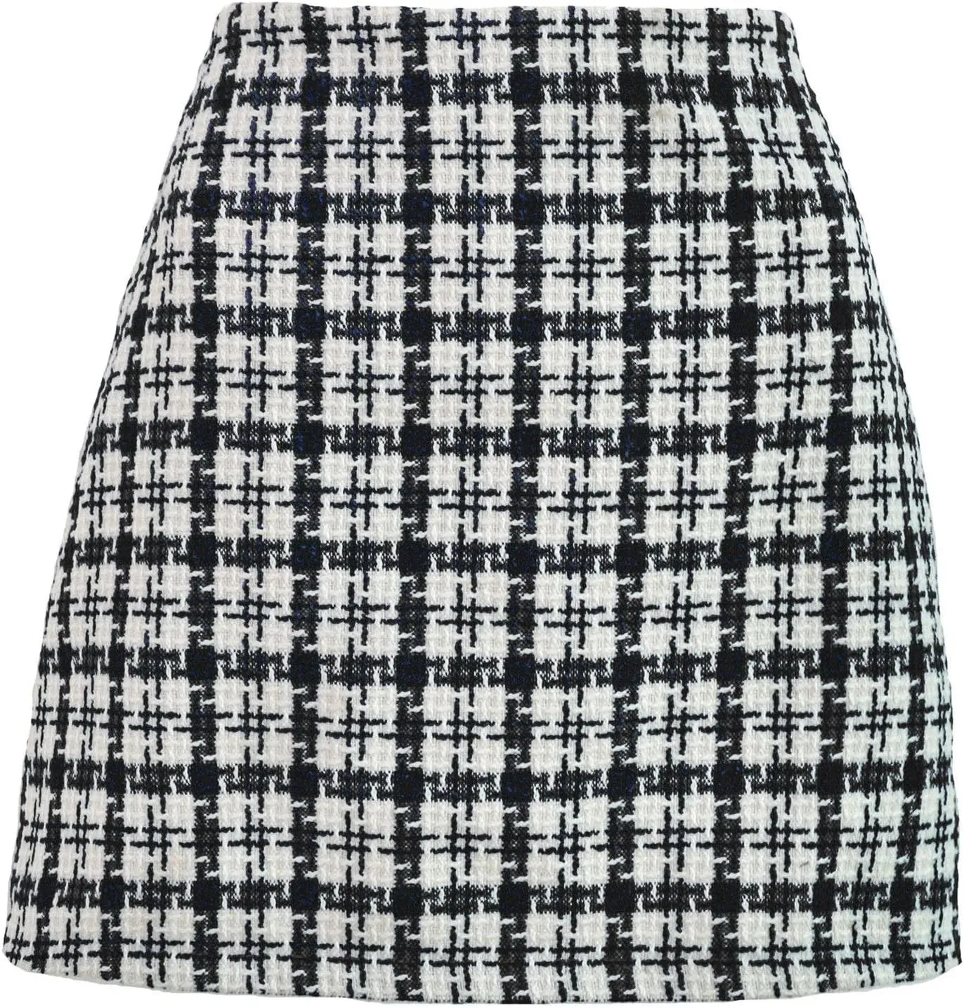 Short Skirts for Women Trendy Plaid Slim Fit Stretchy High Elastic Waist Workout Pencil Skirts for Going Out Clothes