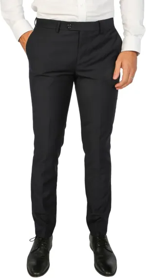 SIRRI Mens Classic Tailored Navy Blue Wedding Dress - Formal Set of 3 Sold Separately