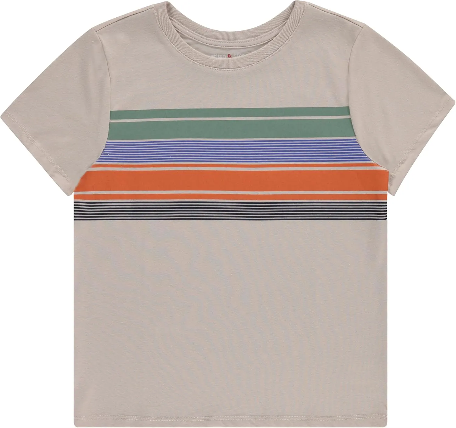 Stitch & Stone Boys 4-Pack Graphic Tees: Comfortable & Stylish T-Shirts for Ages Size 4-14