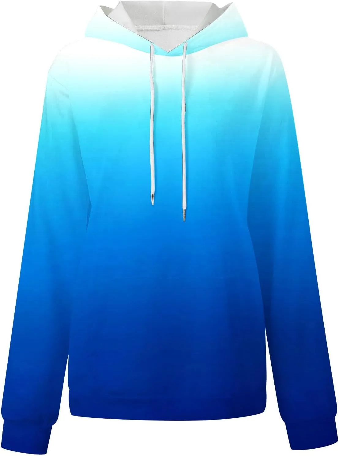 Sweatshirts for Women Trendy Gradient Hoodies Casual Drawstring Hoodie Teen Girl Oversized Sweatshirts with Pockets