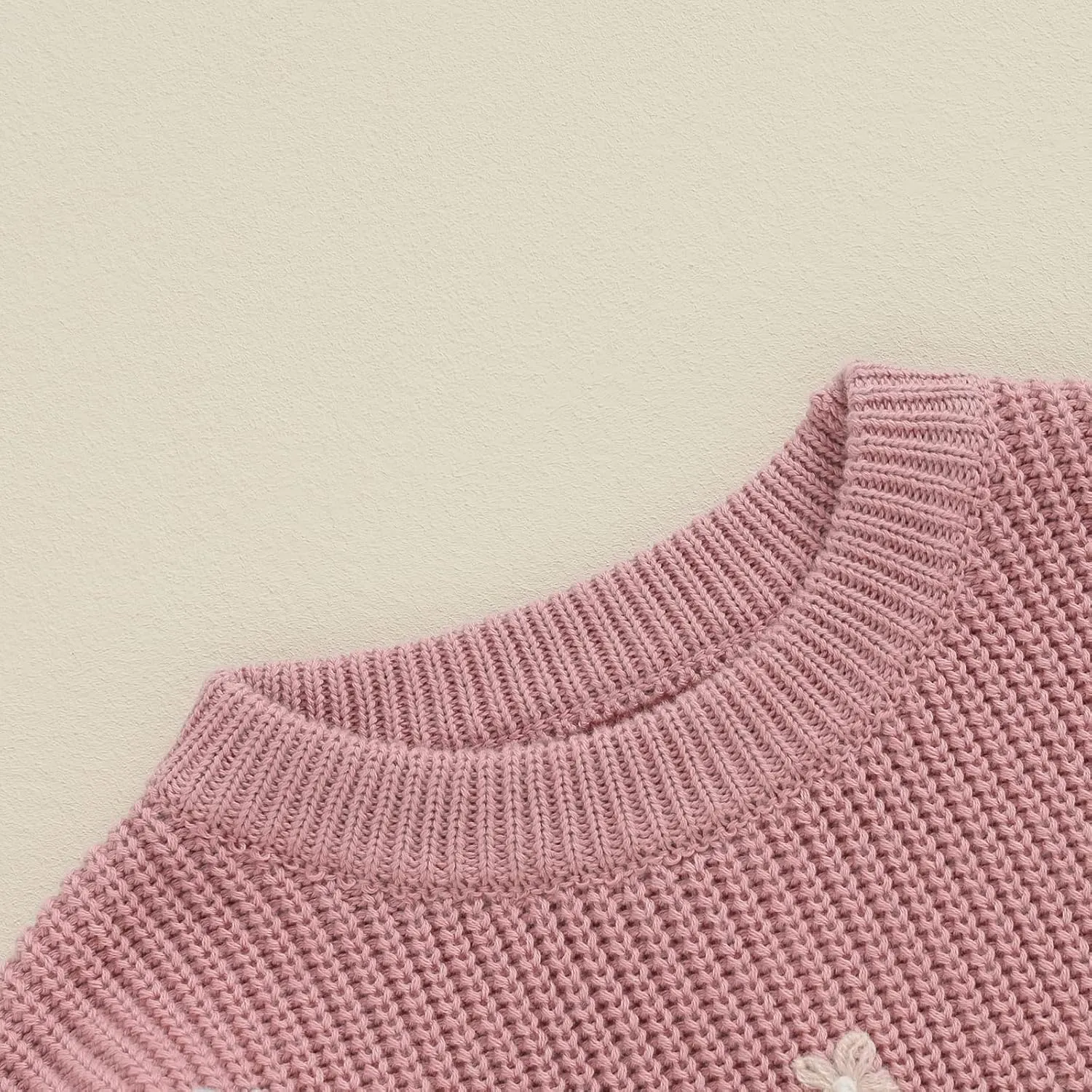 Toddler Baby Girl Boy Knitted Sweater Cardigan Crewneck Long Sleeve Pullover Sweatshirt Top Infant Winter Outfits