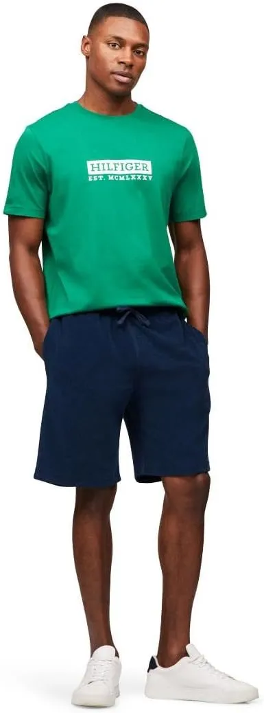 Tommy Hilfiger Men's Short Sleeve Cotton Graphic T-Shirts with Printed Logo, Also Available in Big & Tall