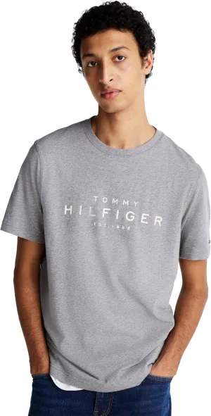 Tommy Hilfiger Men's Short Sleeve Cotton Graphic T-Shirts with Printed Logo, Also Available in Big & Tall