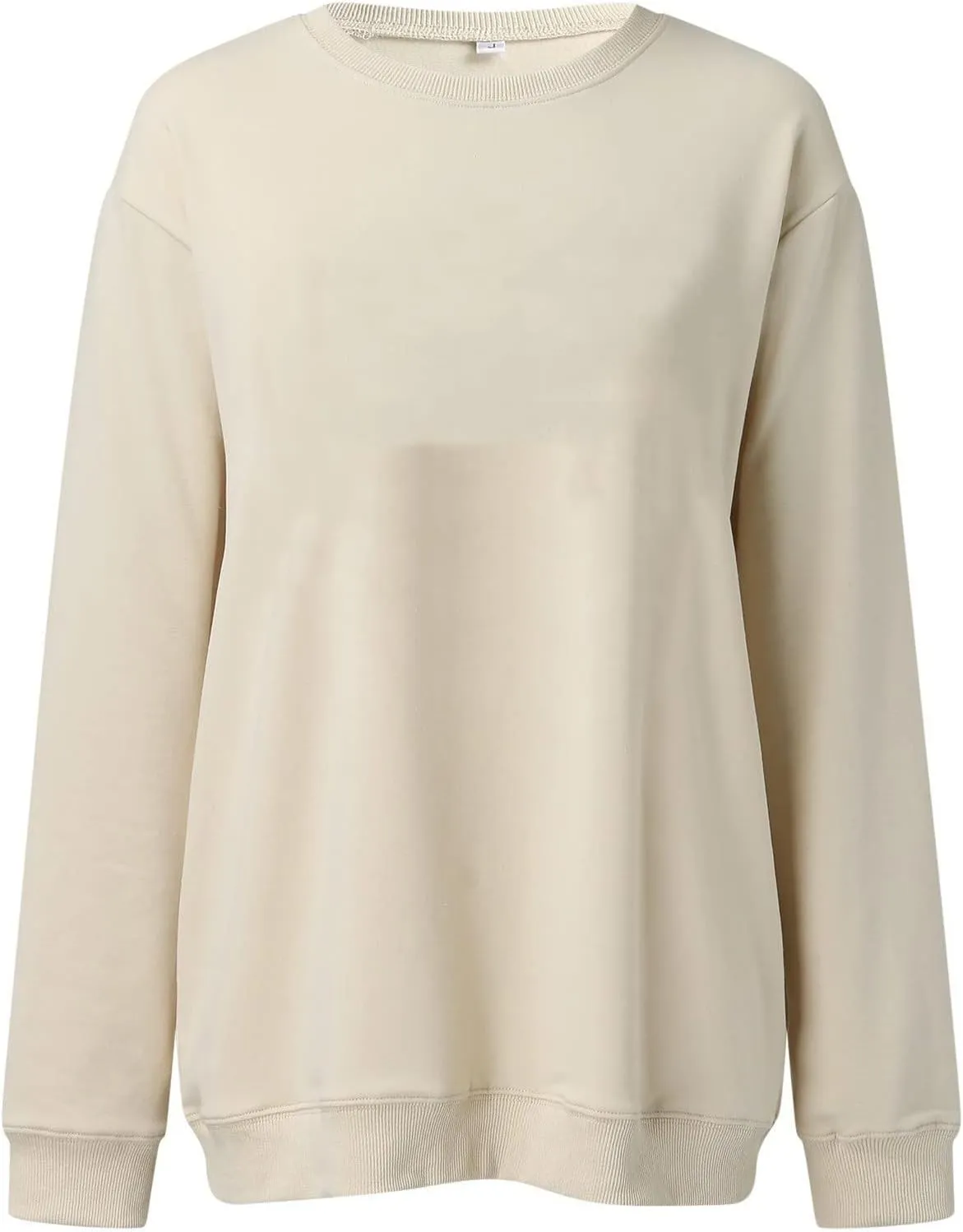Women Crew Neck Sweatshirts Fall Casual Oversized Sweatshirts Long Sleeve Cute Preppy Sweatshirt Comfort Pullover