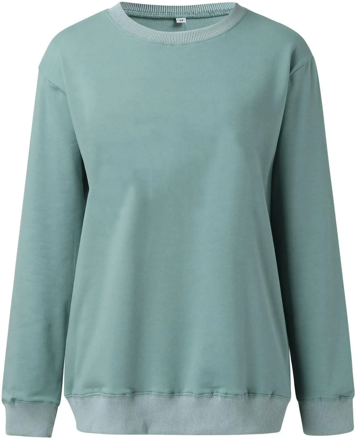 Women Crew Neck Sweatshirts Fall Casual Oversized Sweatshirts Long Sleeve Cute Preppy Sweatshirt Comfort Pullover