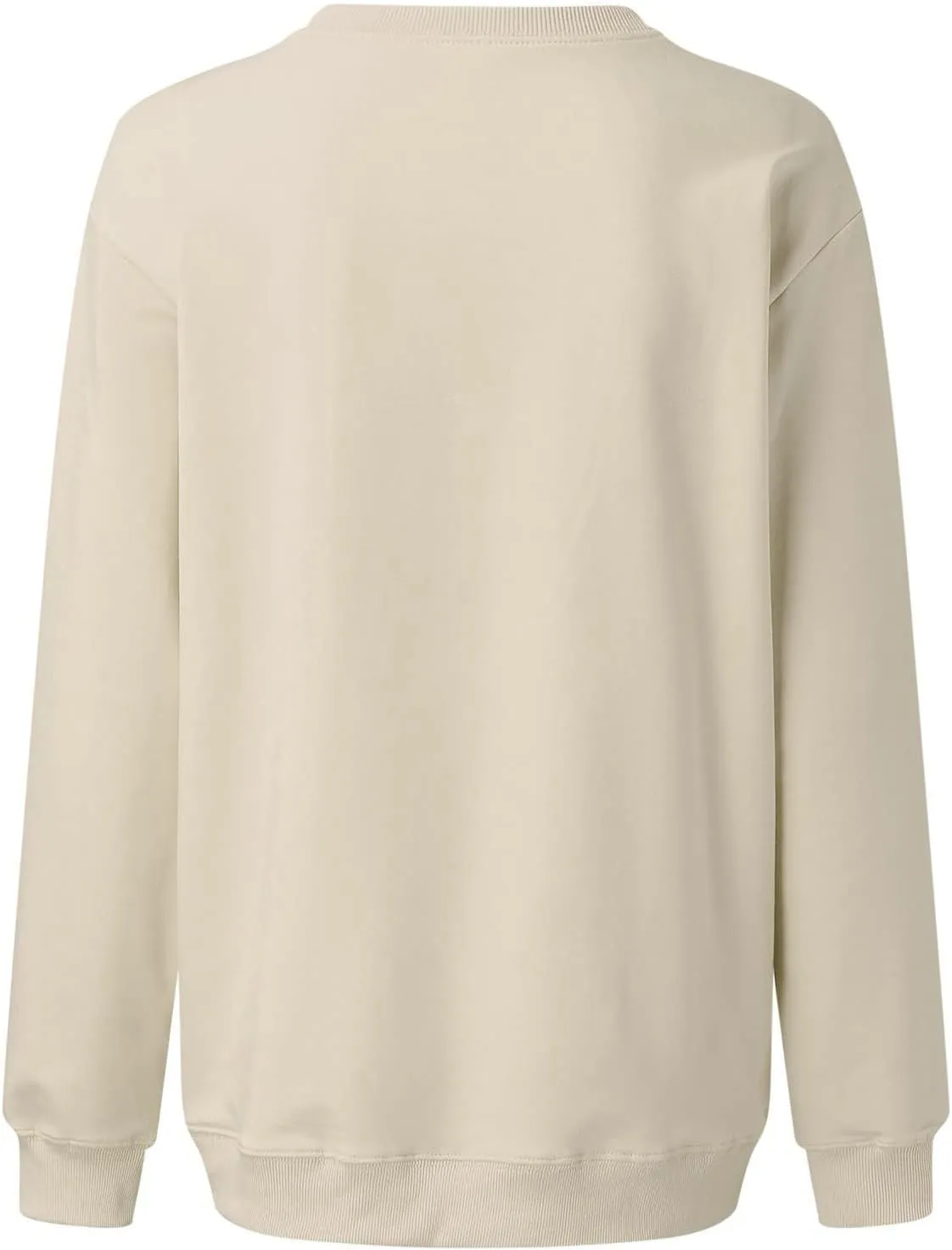 Women Crew Neck Sweatshirts Fall Casual Oversized Sweatshirts Long Sleeve Cute Preppy Sweatshirt Comfort Pullover