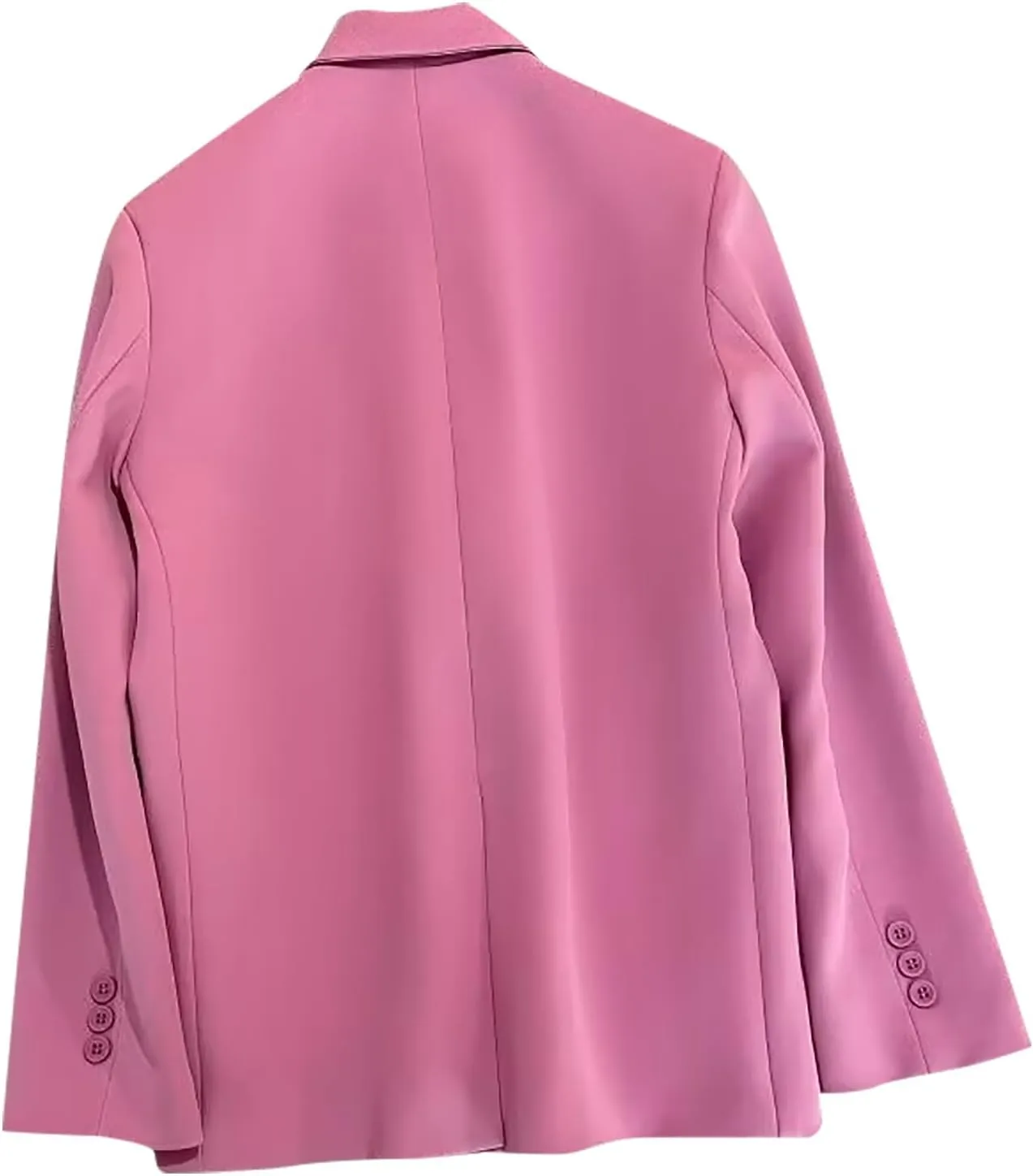 Women Double Breasted Blazer Jacket Casual Open Front Long Sleeve Lapel Suit Jackets Fall Work Office Blazer Outwear