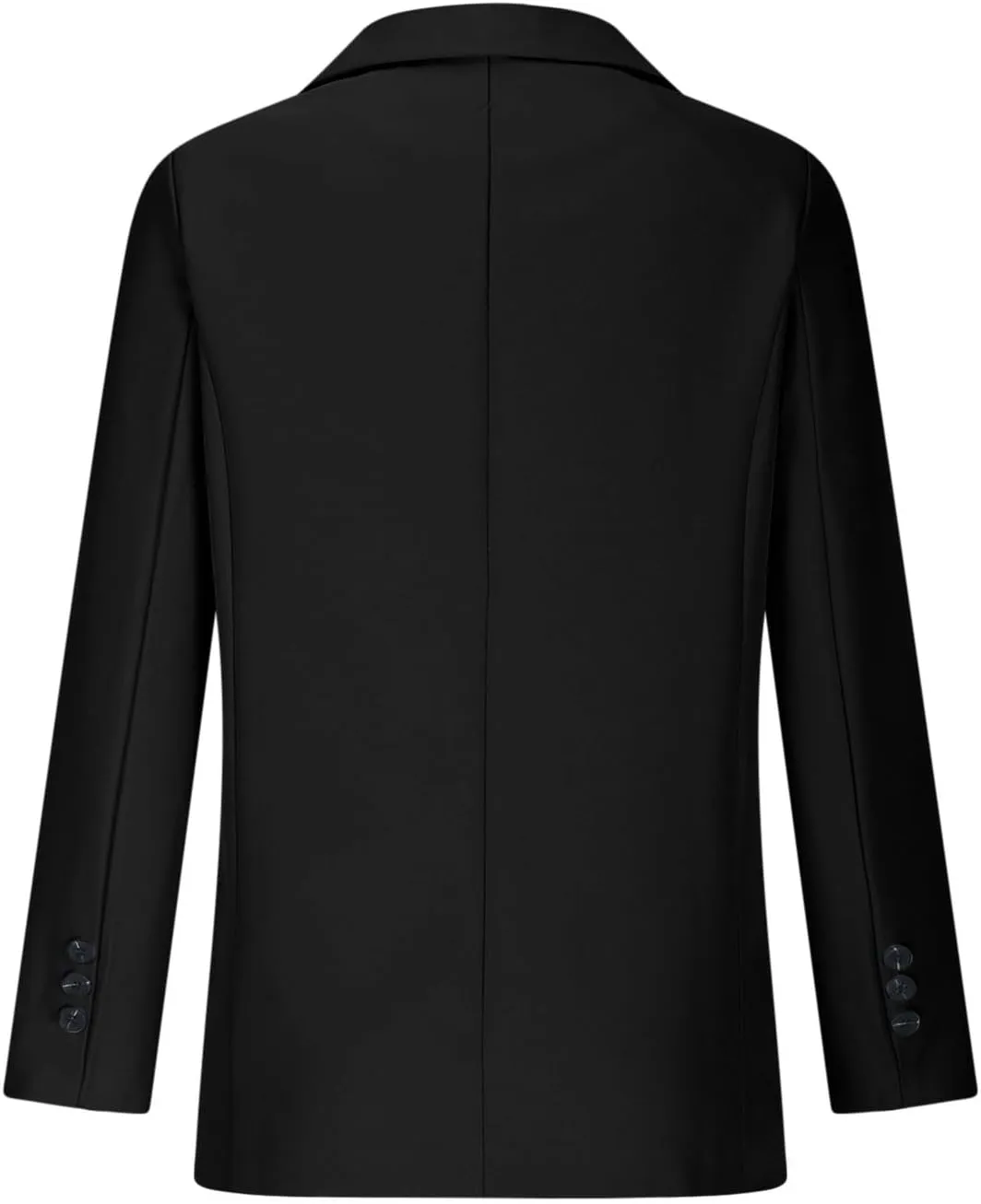 Women Fall Blazers Business Casual Suit Jackets with Pockets Notched Lapel Button Open Front Long Sleeve Work Blazer
