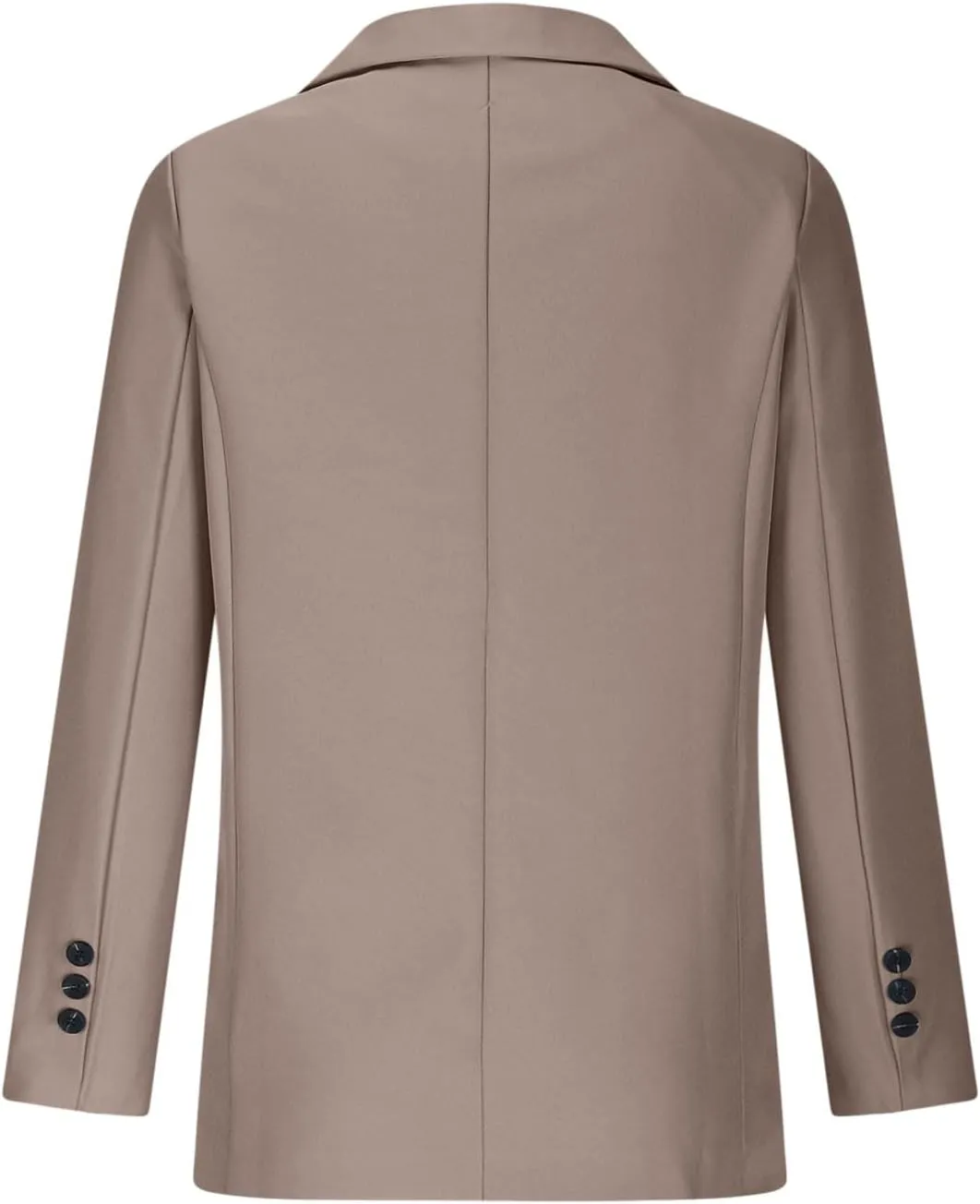 Women Fall Blazers Business Casual Suit Jackets with Pockets Notched Lapel Button Open Front Long Sleeve Work Blazer