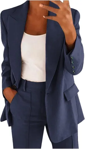 Womens Blazers Casual Fall,Leather Stand Up Gradient Sequin Patchwork Long Sleeve Womens Blazers for Work Casual