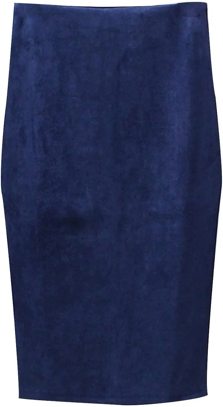Women's High Waist Skirts Slim Bodycon Party Club Night Out Midi Pencil Skirts Bodycon Pencil Velvet Long Skirt