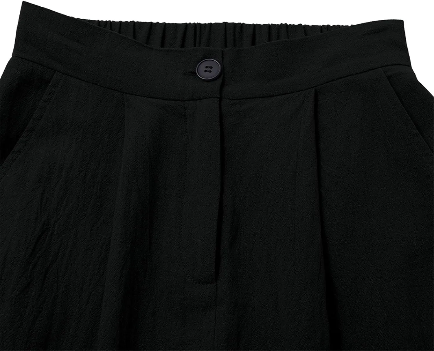 Women's High Waisted Dress Pants Casual Linen Straight Leg Beach Lounge Pants Work Office Suit Trousers with Pockets