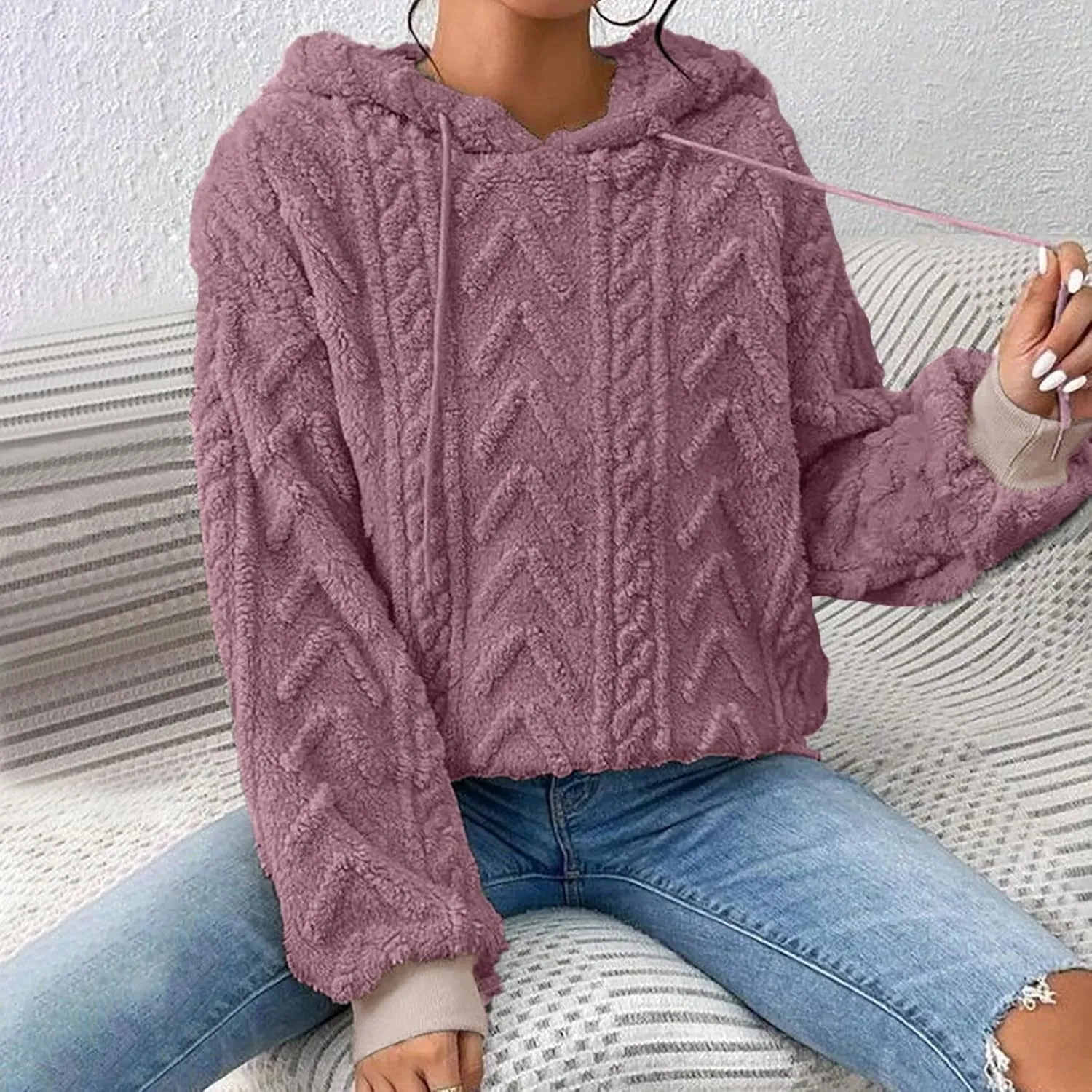 Womens Hoodies Oversized Sweatshirts Pullover Womens Cute Fashion Sweatshirts Sweaters Casual Fashion Jackets Womens