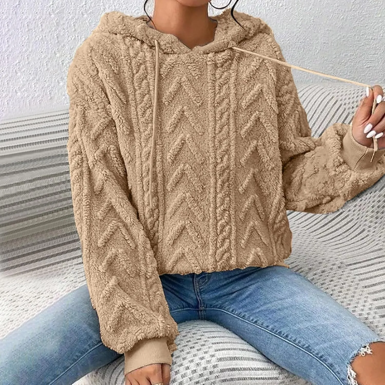 Womens Hoodies Oversized Sweatshirts Pullover Womens Cute Fashion Sweatshirts Sweaters Casual Fashion Jackets Womens