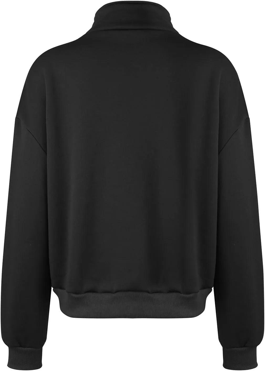 Womens Oversized Sweatshirts Fall Fashion 2024 Half Zip Cropped Pullover Hoodies Long Sleeve Fleece Y2k Sweatshirts
