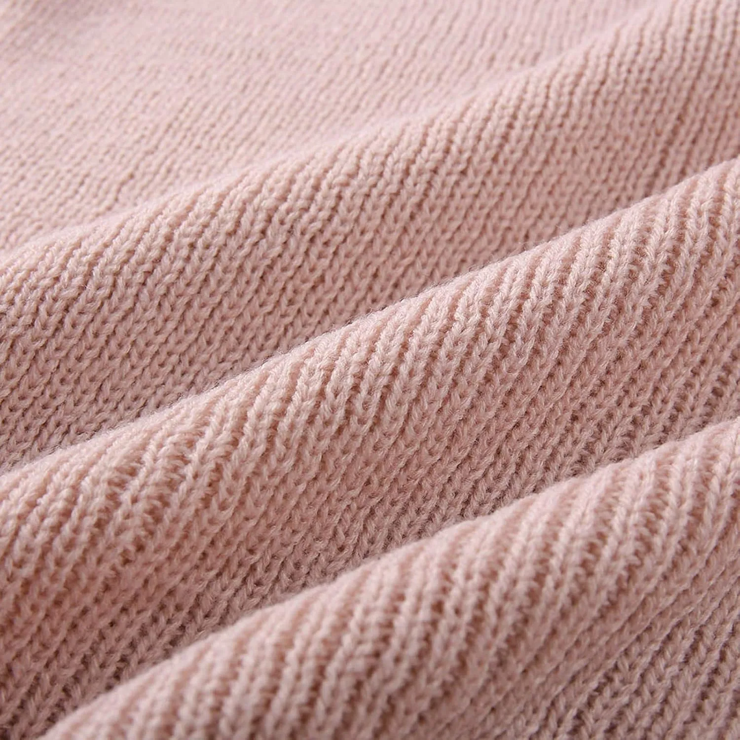 Women's Oversized Turtleneck Long Sleeve Casual Pullover Solid Color Cute Knit Sweater Casual Winter Pullover Jumper