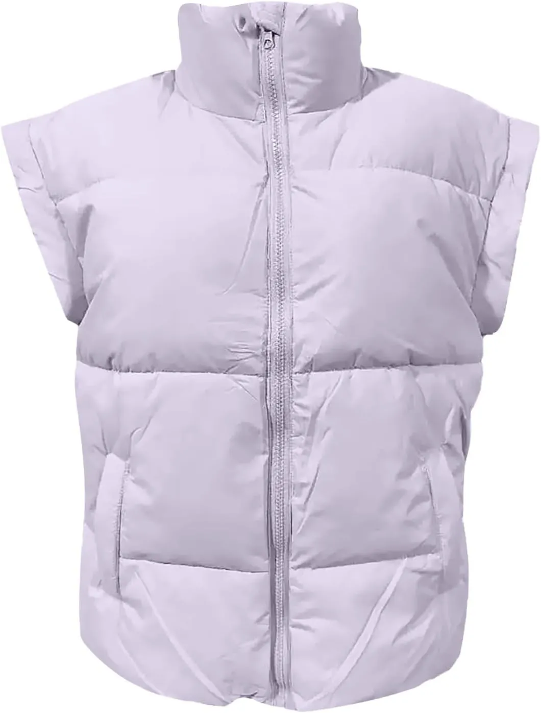 Womens Puffer Vest One Morality Warm V Neck Thin Down Vest Inside Hooded Puffer Vest Women'S Outerwear Vests Zip Up