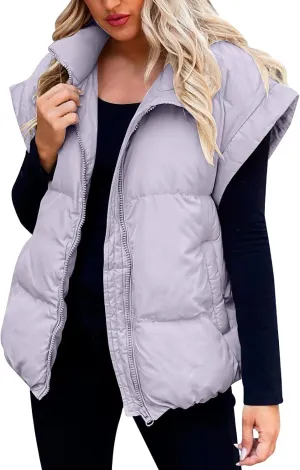 Womens Puffer Vest One Morality Warm V Neck Thin Down Vest Inside Hooded Puffer Vest Women'S Outerwear Vests Zip Up