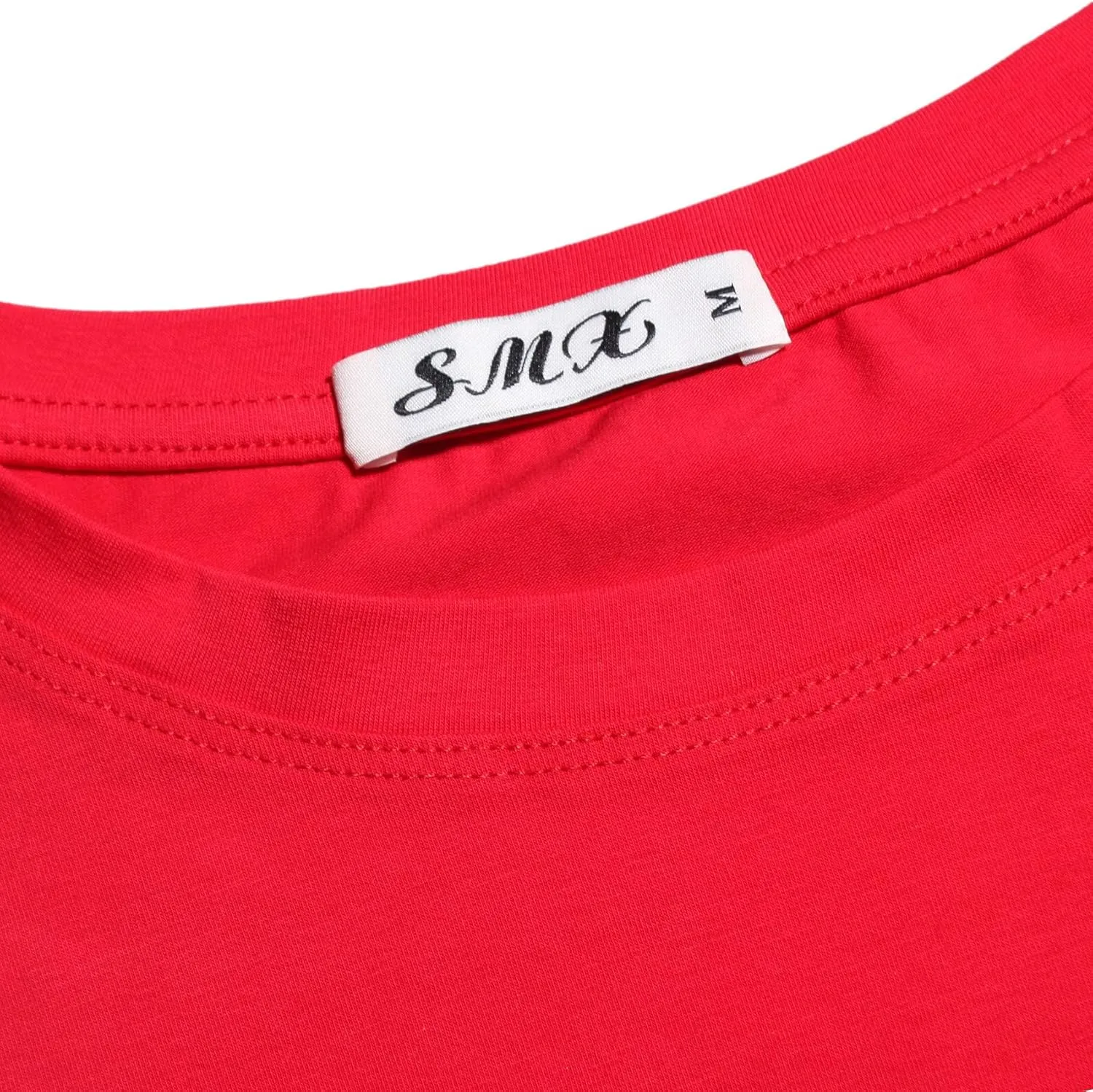 Womens Short Sleeve Loose Fitting T Shirts Cotton Casual Tops