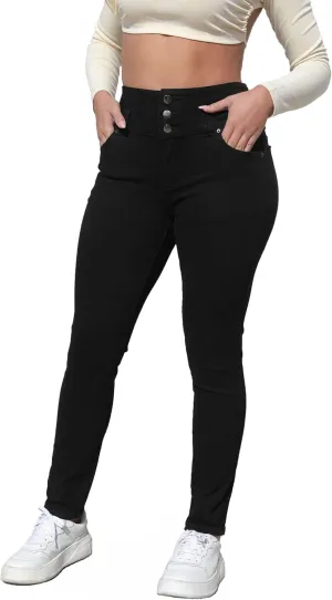 Women's Skinny Jeans High Waist Butt Lifting Denim Pants