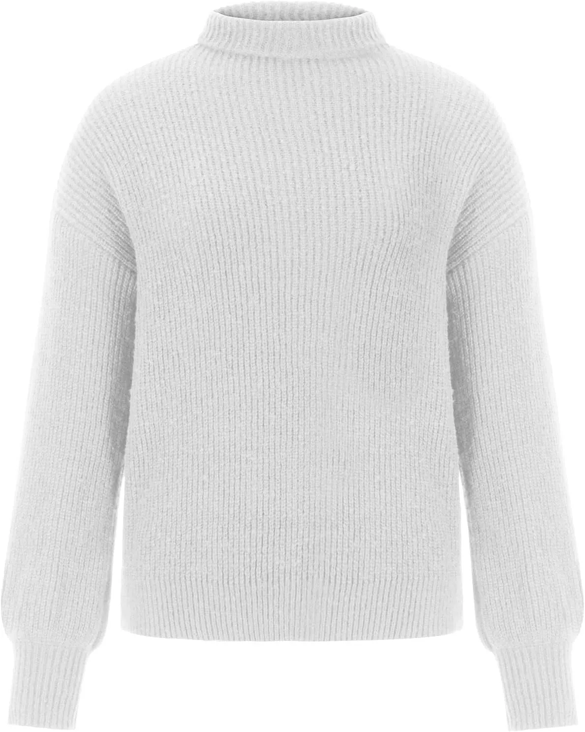 Women's Turtleneck Oversized Sweaters Casual Loose Jumper Top Long Sleeve Knitted Pullovers Warm Clothes for Winter