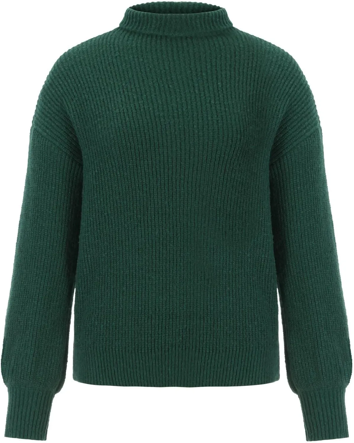 Women's Turtleneck Oversized Sweaters Casual Loose Jumper Top Long Sleeve Knitted Pullovers Warm Clothes for Winter