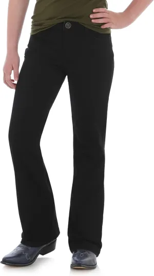 Wrangler Girls' Western Boot Cut Jeans