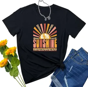 YITAN Women Graphic Tshirts Cute Tees Summer Casual Tops