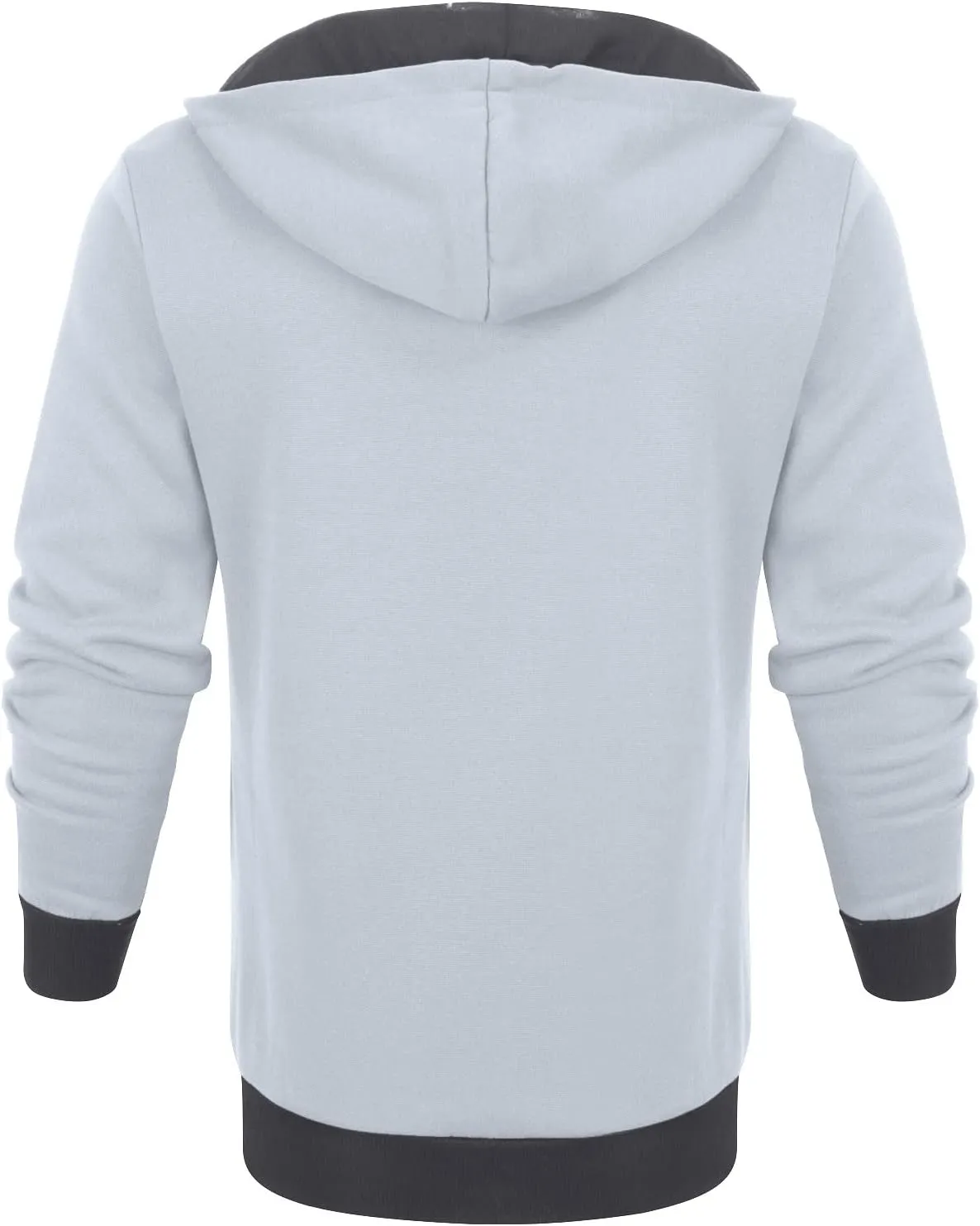 Ymosrh Fashion Coats for Men Camouflage Sports Sweatshirt Long Sleeve Zipper Hooded Jacket Coat Winter Jackets