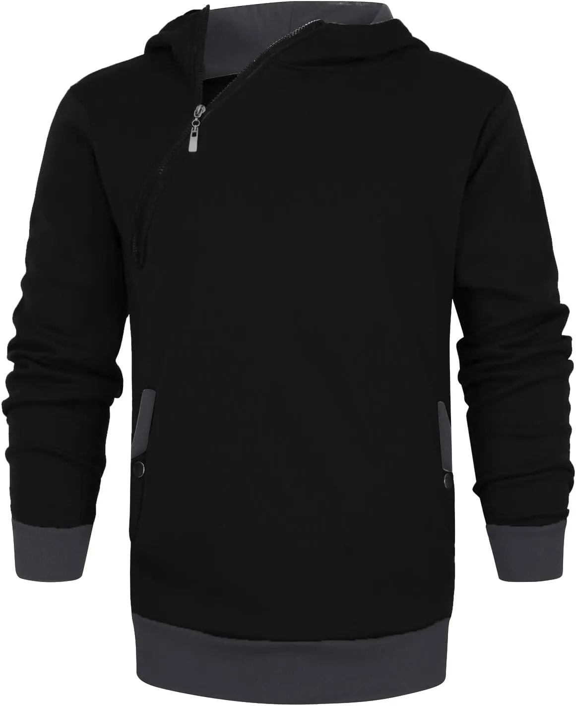 Ymosrh Fashion Coats for Men Camouflage Sports Sweatshirt Long Sleeve Zipper Hooded Jacket Coat Winter Jackets