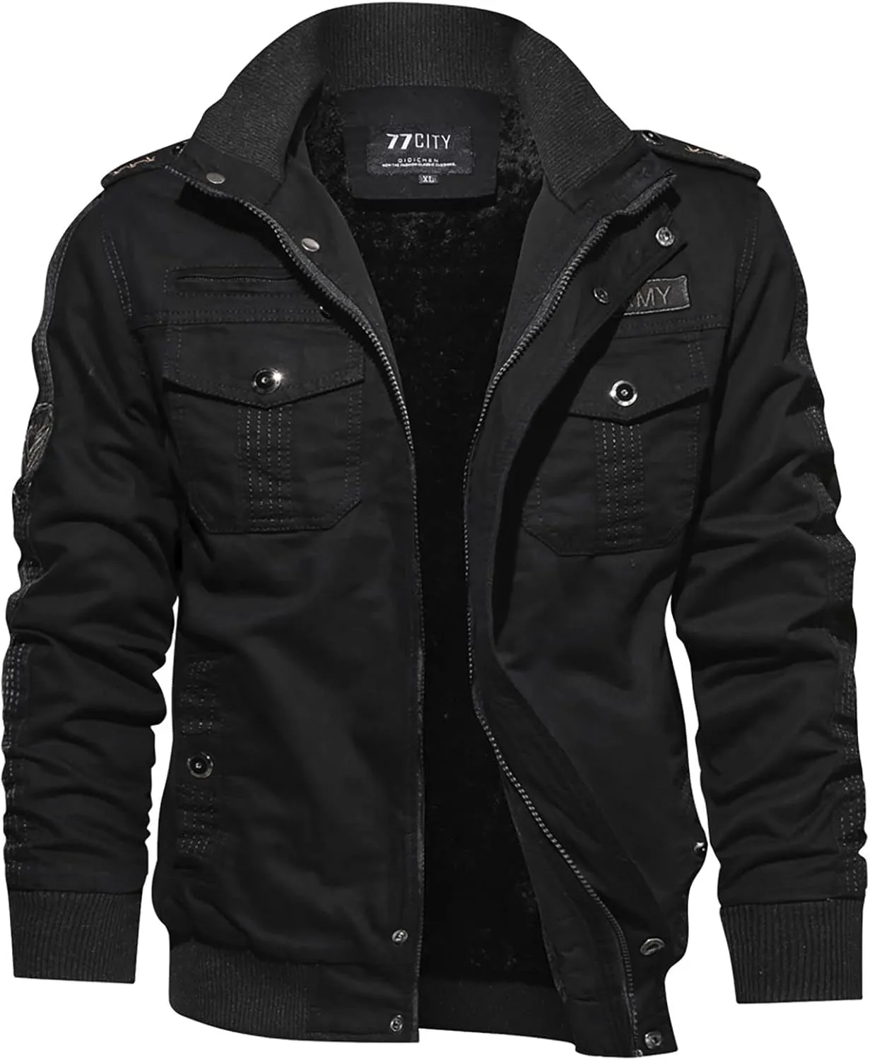 Ymosrh Mens Coat Men's Autumn Winter Military Clothing Zipper Pocket Loose Breathable Coat Fashion Coats For Men