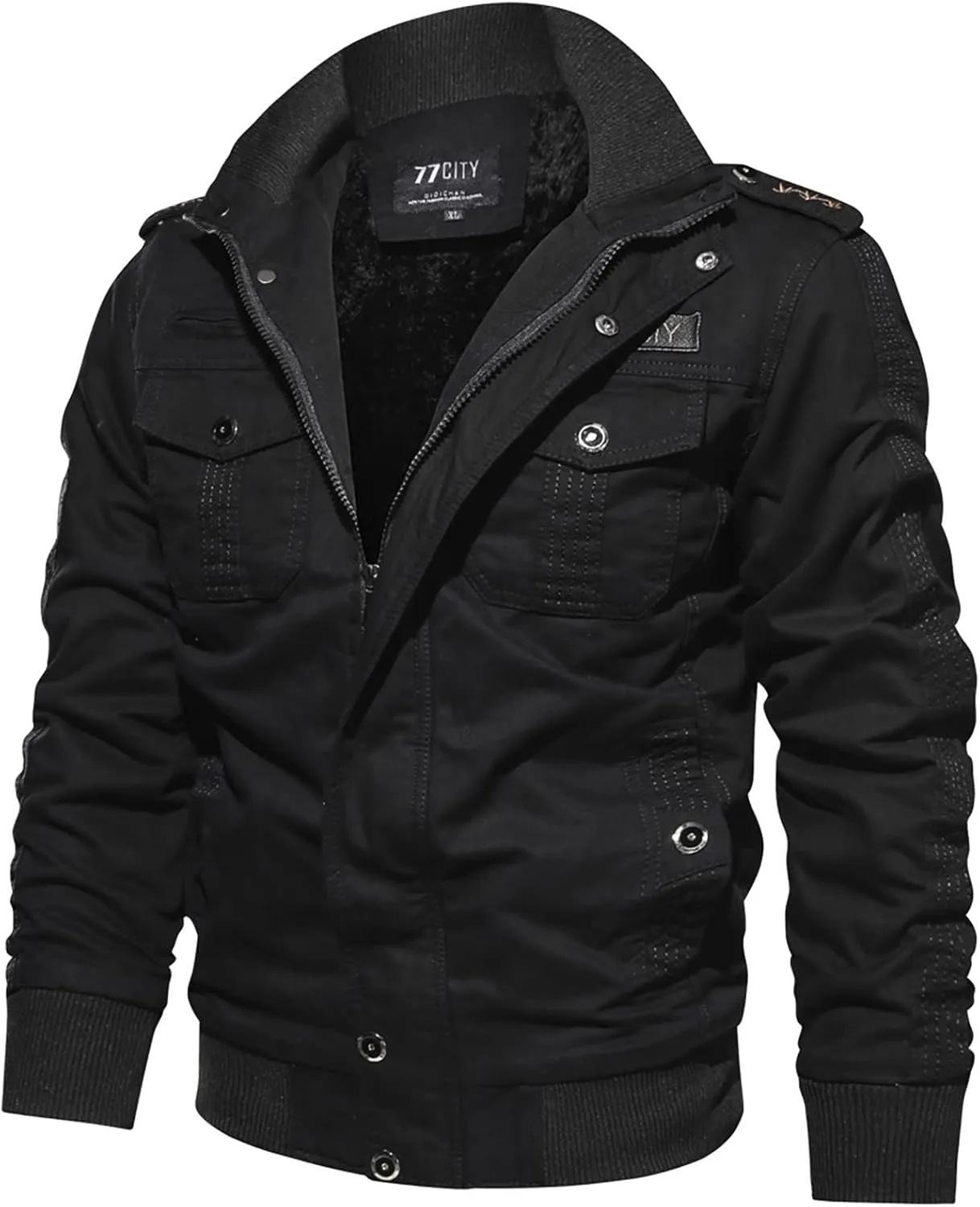 Ymosrh Mens Coat Men's Autumn Winter Military Clothing Zipper Pocket Loose Breathable Coat Fashion Coats For Men