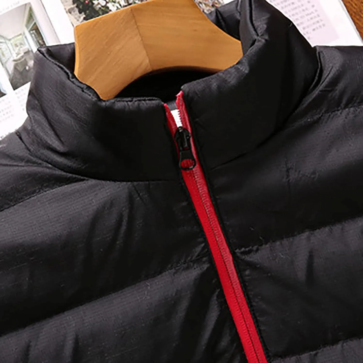 Ymosrh Men's Down Jackets Puffer Jacket Lightweight Warm Winter Coats Windproof Insulated Jacket Mens, L-5XL