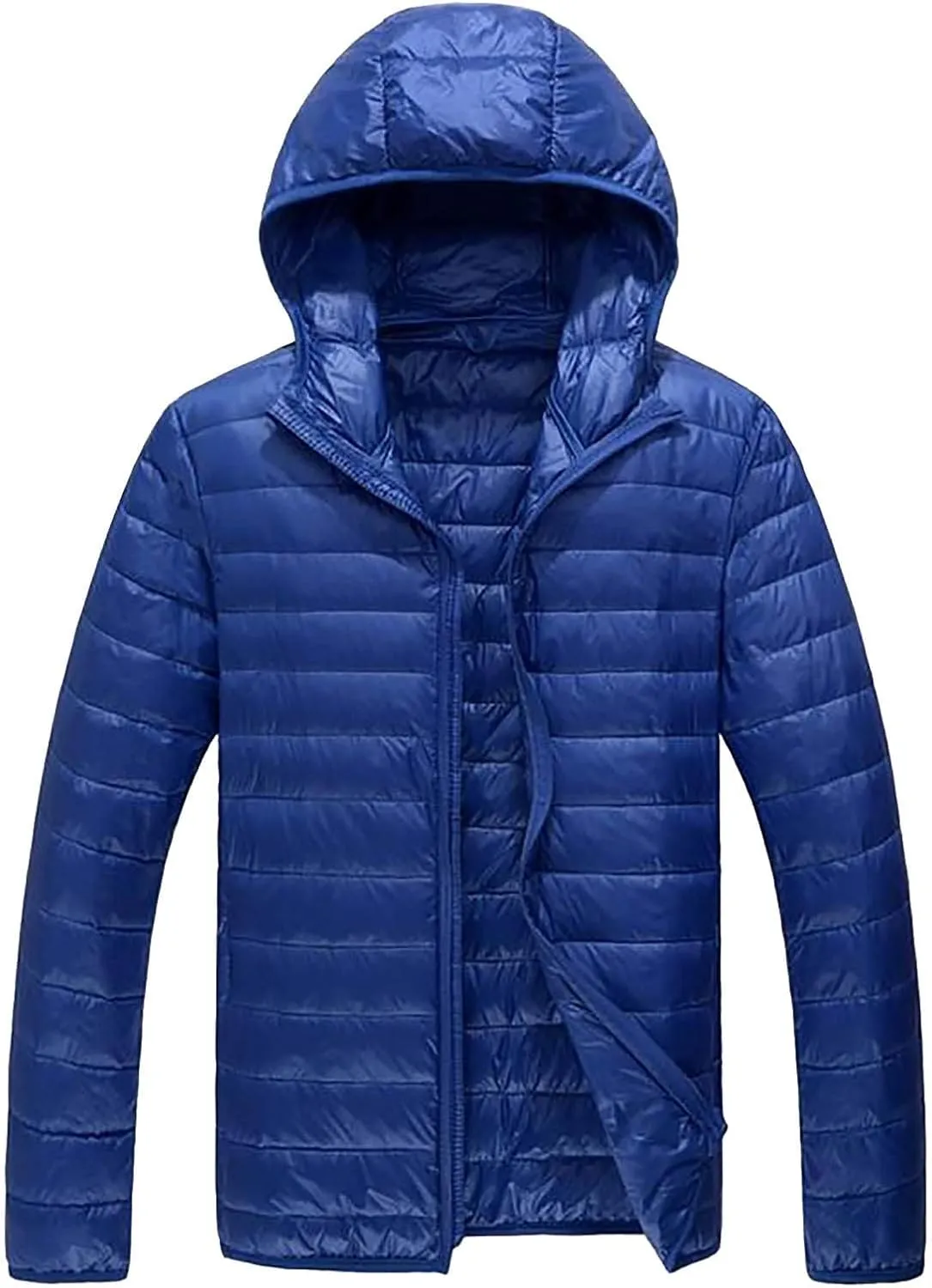 Ymosrh Men's Jacket Down Quilted Lined Winter Casual Windproof Puffer Jacket Warm Windbreaker Coats Jackets, XXL-5XL