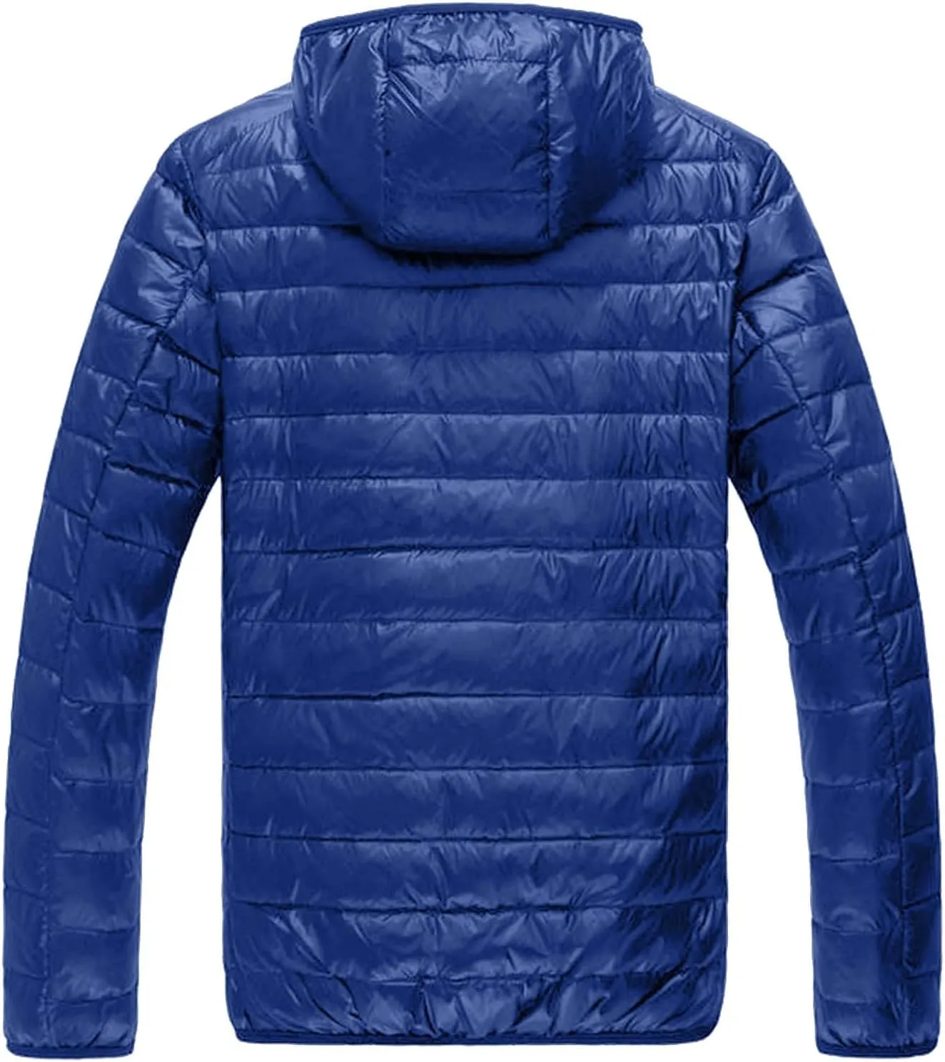 Ymosrh Men's Jacket Down Quilted Lined Winter Casual Windproof Puffer Jacket Warm Windbreaker Coats Jackets, XXL-5XL