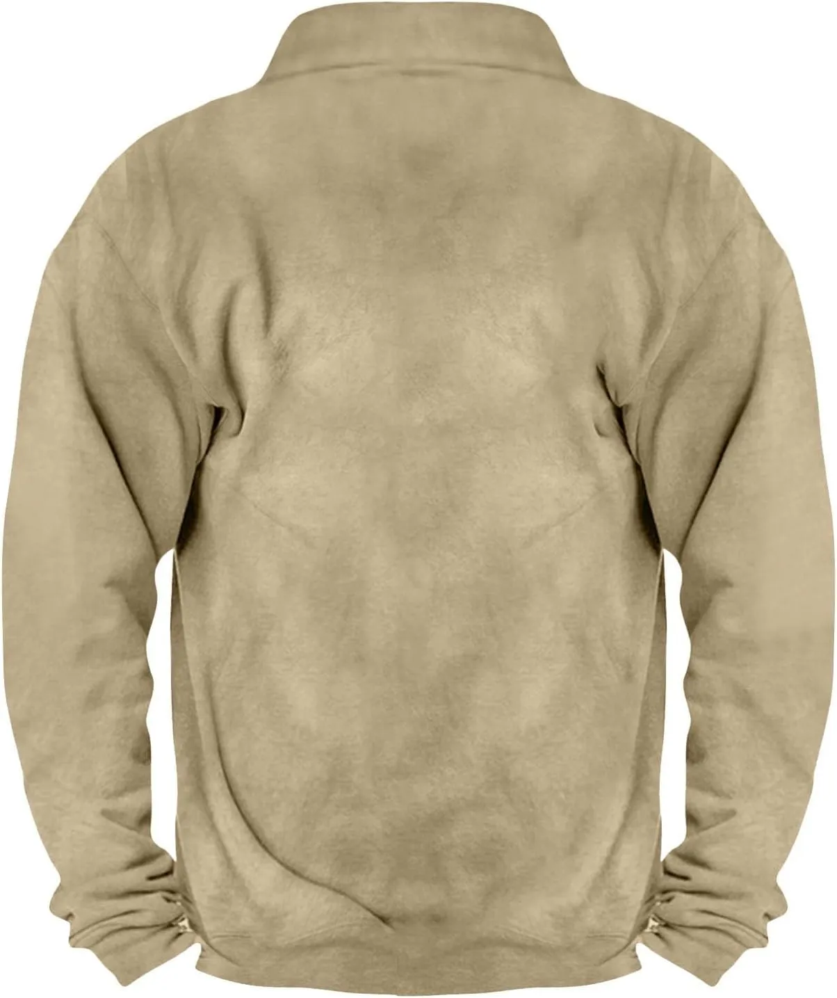 Ymosrh Men's Outdoor Work Sweatshirts Quarter Zip Sweater Pullover Long Sleeve Fleece Athletic Workout Golf Sweatshirt, M-5XL